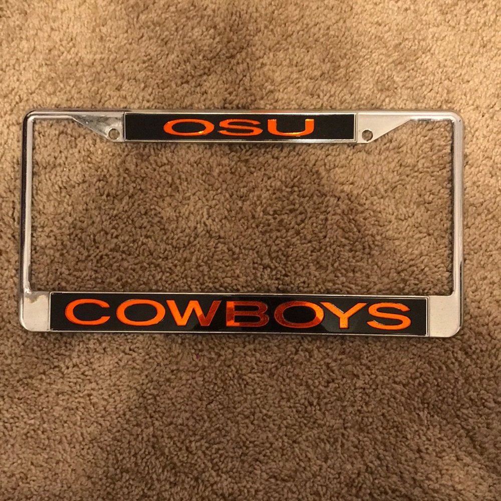 OSU license plate holder